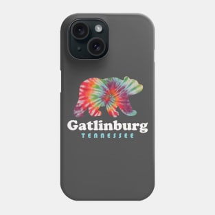 Gatlinburg Tennessee Tie Dye Bear Great Smoky Mountains Phone Case