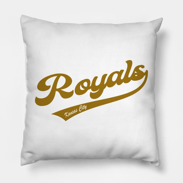 Kansas City Royals Pillow by Cemploex_Art