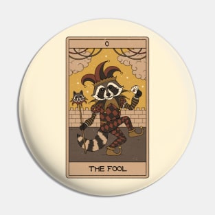 The Fool - Raccoons Tarot Pin