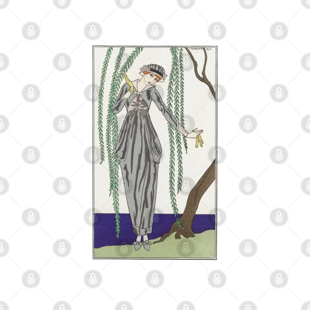 Costumes Parisiens Fashion Illustration by George Barbier by VanillaArt