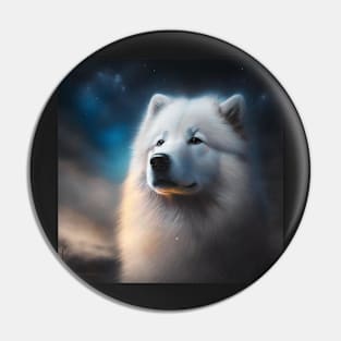 Samoyed Beauty Pin