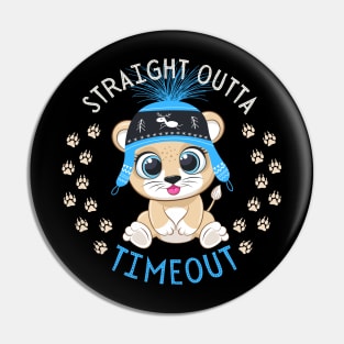 Straight Outta Timeout Cute and Smart Cookie Sweet little tiger in a hat cute baby outfit Pin