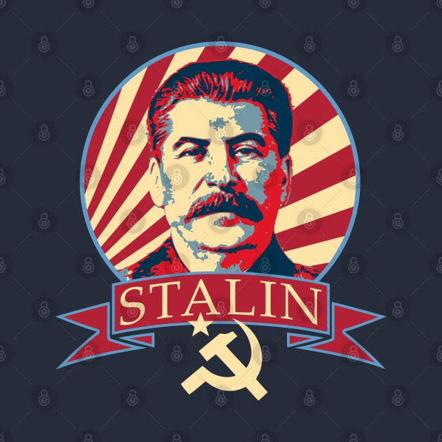 Stalin Communist Propaganda by Nerd_art