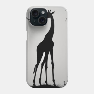 Girrafe Shadow Silhouette Anime Style Collection No. 155 Phone Case