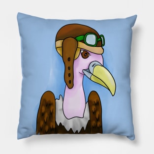 Pilot vulture Pillow