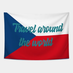 Travel Around the World - Czech Republic Tapestry