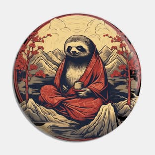 The Slothful Sensei Way Sloth Life Pin