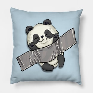 cute panda funny animals cutes Pillow
