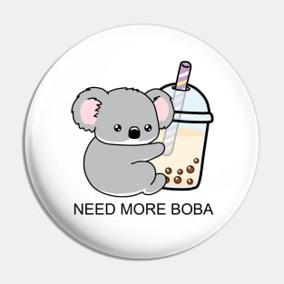 Little Koala Loves Boba A Lot! Pin