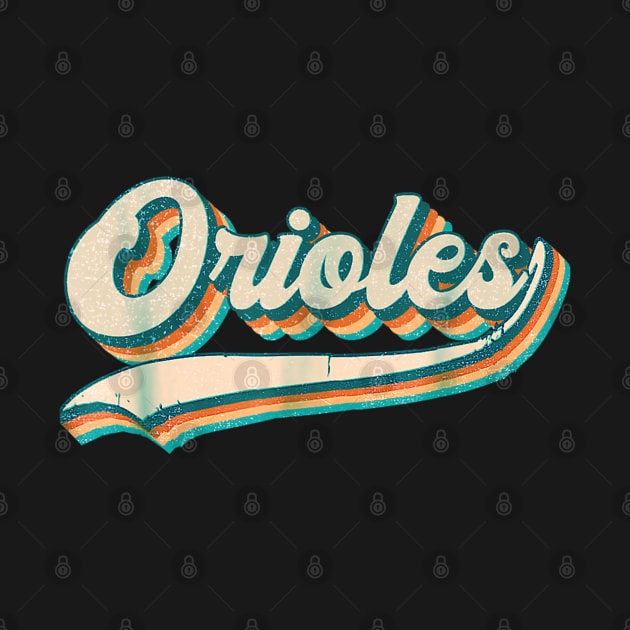 Retro Orioles vintage by Dreamsbabe