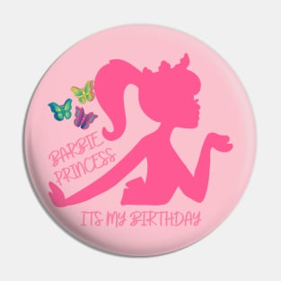 Barbie princess birthday Pin