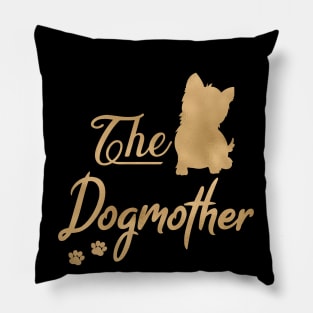 Westie Dogmother, West Highland White Terrier Pillow