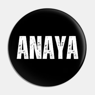 Anaya Name Gift Birthday Holiday Anniversary Pin