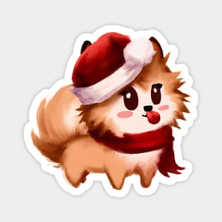 Cute Pomeranian Drawing Magnet