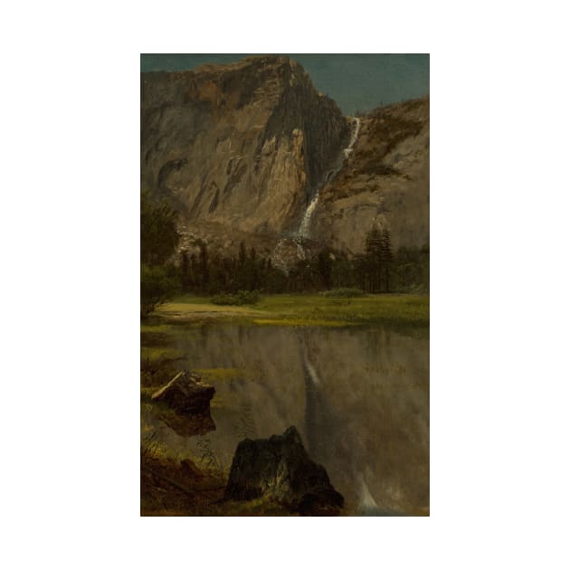 Hetch Hetchy Falls,California by Albert Bierstadt by Classic Art Stall