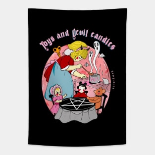 Toys and Devil Candies Tapestry