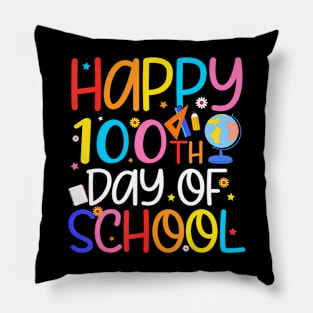 100 Days Of School Teacher And Student Pillow