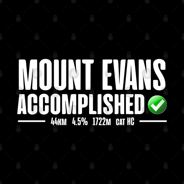 Mount Evans Accomplished Cycling Climb Colorado USA by zap