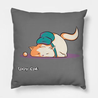 Lazy Cat (School Days) Pillow