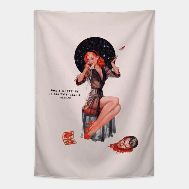 Like a women Tapestry by Winn Prints