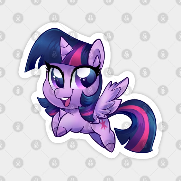 twilight sparkle Magnet by Baja Gryphon