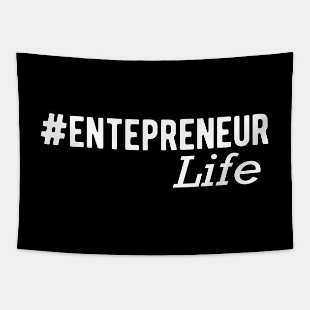 Entrepreneur Life Tapestry by KC Happy Shop