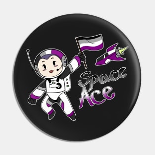 Ace in Space (Asexual Pride) Pin