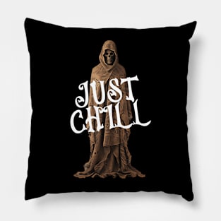 Grim Reaper Just Chill Pillow