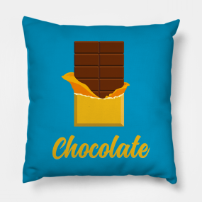 Chocolate Bar Pillows Teepublic