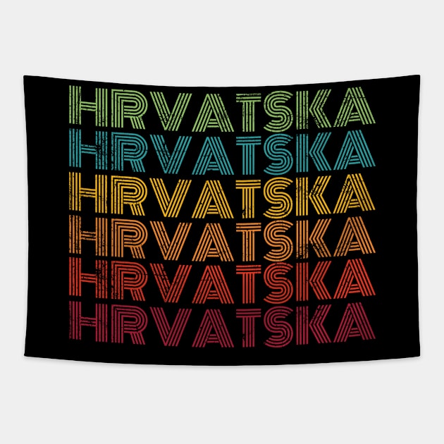 Hrvatska Croatia Vintage Tapestry by Rayrock76