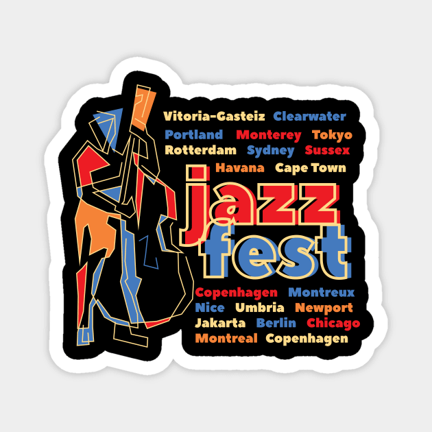 International Jazz Festival Magnet by jazzworldquest