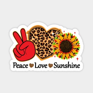 Peace Love Sunshine Magnet