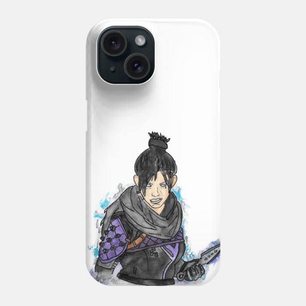 Painted Wraith Phone Case by Scruffy Designs