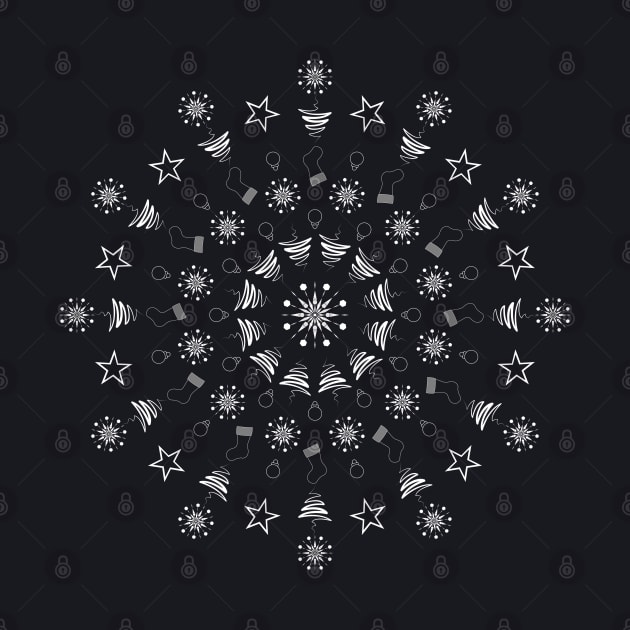 Christmas Pattern - 01 by SanTees