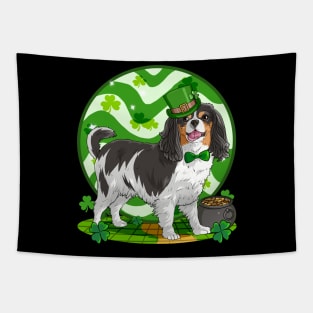 Cavalier King Charles Spaniel St Patricks Day Leprechaun Tapestry