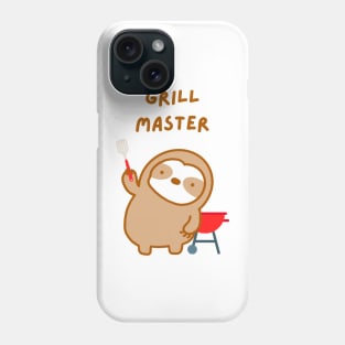 Grill Master Summer Cookout Sloth Phone Case