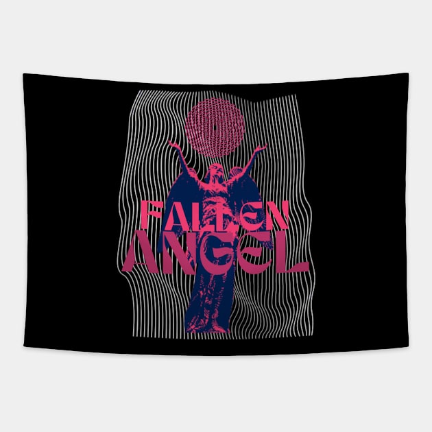 THE FALLEN ANGEL T-Shirt Tapestry by TuFour