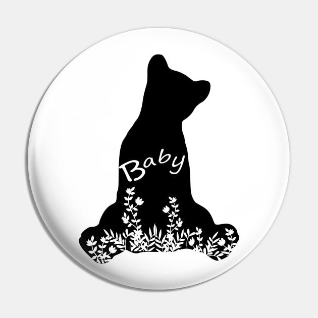 Baby Bear Pin by KwaaiKraai