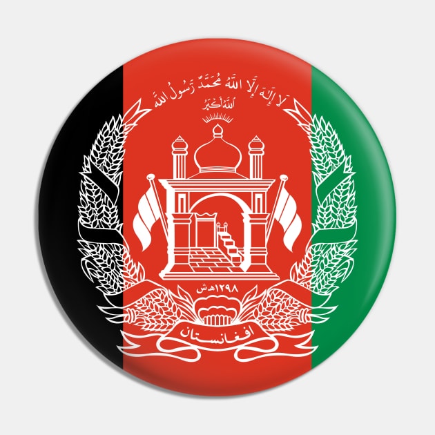 Afghanistan Pin by Wickedcartoons