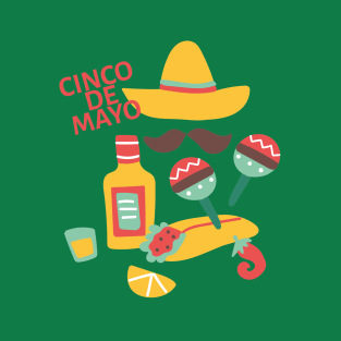 burrito happy cinco de mayo T-Shirt