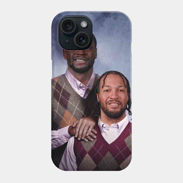 Brunson And Randle Phone Case by Buff Geeks Art