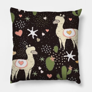 Alpaca Pattern Pillow