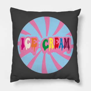 Melting Ice Cream Pillow