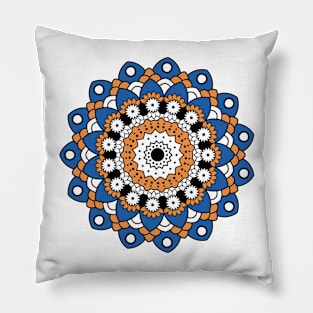 Beautiful Geometry Floral Mandala Pillow