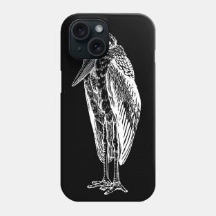 Stork Adjutant Bird Standing Phone Case