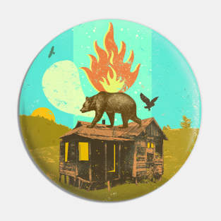 BEAR FIRE Pin