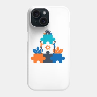 People Connecting Phone Case