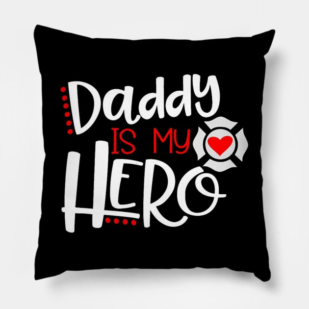 My Dad is Hero Gift for Fathers Day Pillow by FêriStore'