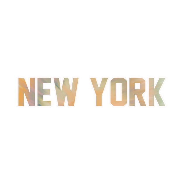 New York Pastel Tie dye by maccm