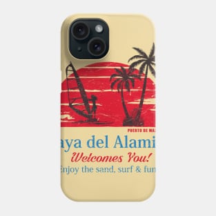 Red Sun - Playa del Alamillo Phone Case